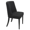 Ophelia Linen Dining Chair Black
