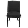 Ophelia Linen Dining Chair Black