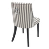 Ophelia Linen Dining Chair Stripe