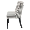 Ophelia Linen Dining Chair Stripe