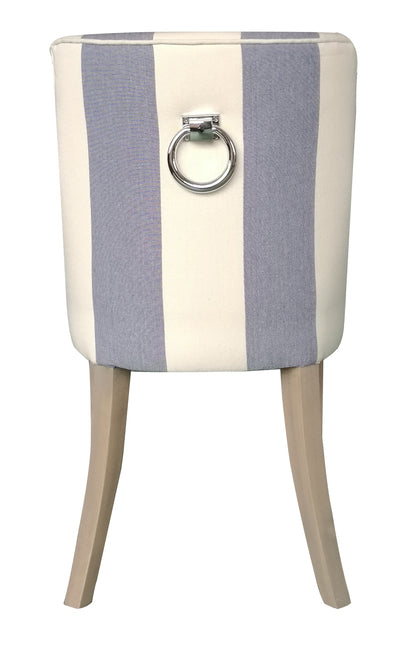 Ophelia Thick Stripe Linen Dining Chair
