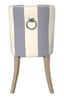 Ophelia Thick Stripe Linen Dining Chair