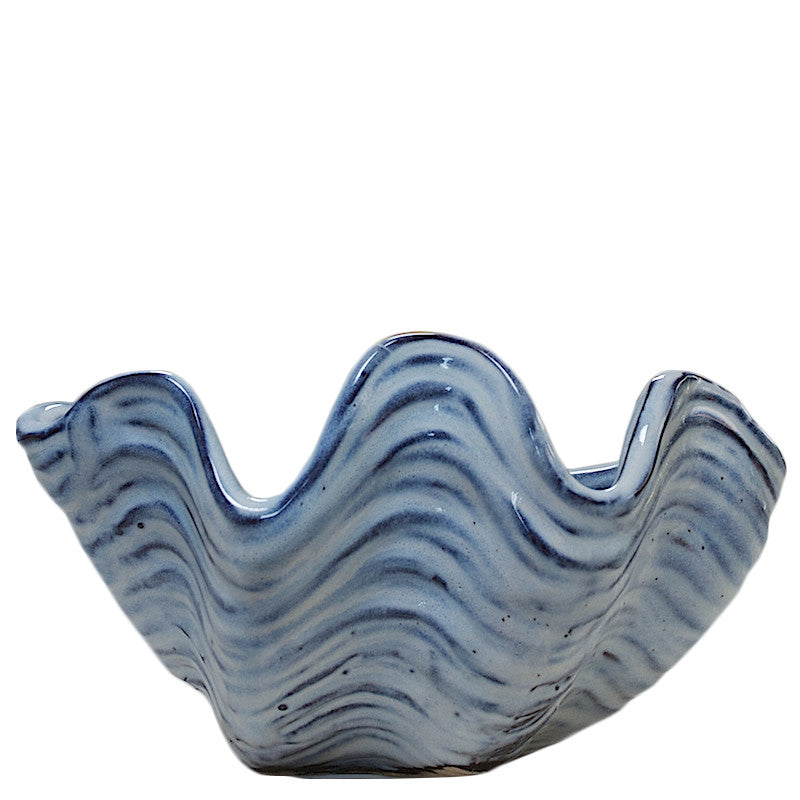 Decorative Blue Clam Shell