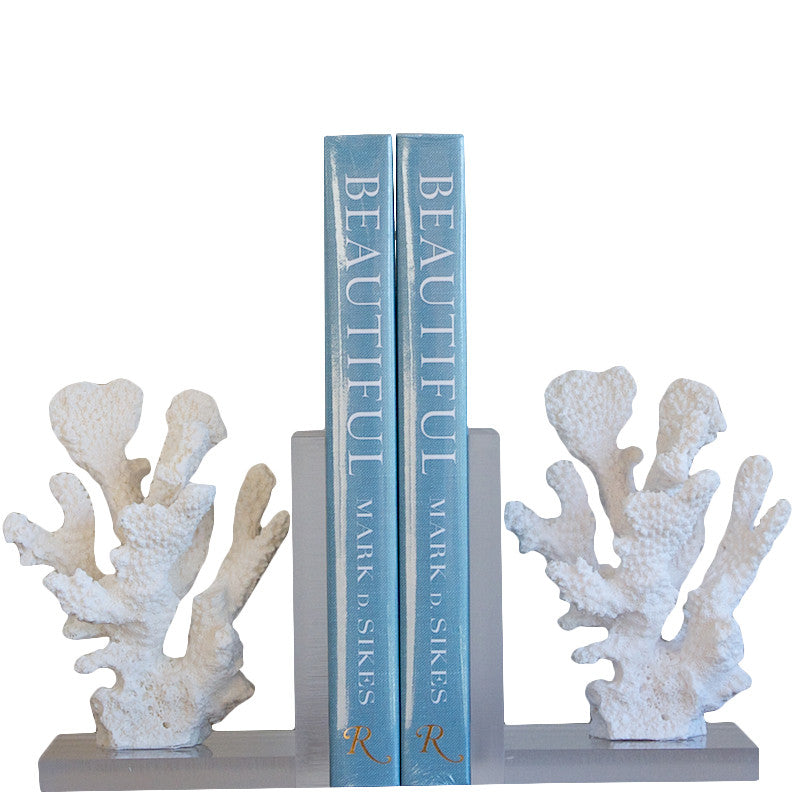 Coral Bookends