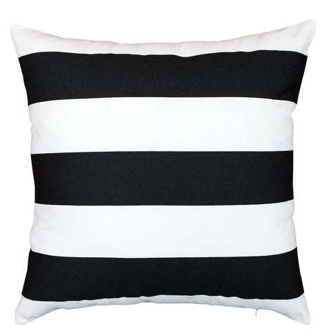 Black & White Stripe Cushion