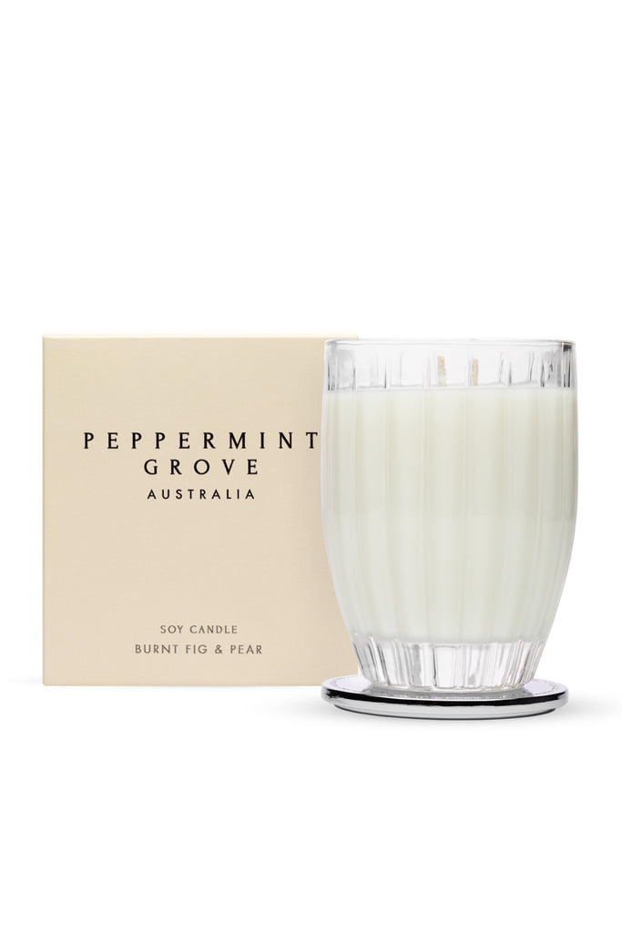 Peppermint Grove Burnt Fig & Pear- LARGE CANDLE 350G