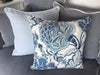 Ocean Blue Linen Cushion